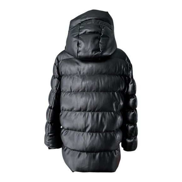 DKNY NWOT padded faux-leather jacket in Black Size M - Picture 6 of 12